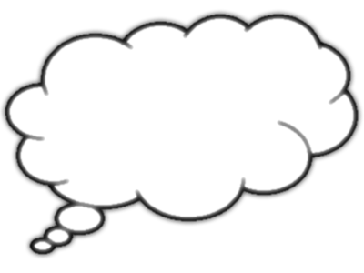 Thought bubble